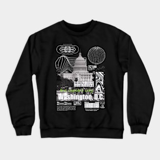 Washington, D.C.  Design T-Shirt Crewneck Sweatshirt